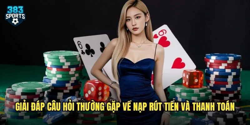 Câu Hỏi Thường Gặp 383sports Được Giải Đáp Chi Tiết Và Chính Xác Nhất 3 Giải đáp câu hỏi thường gặp về nạp rút tiền và thanh toán