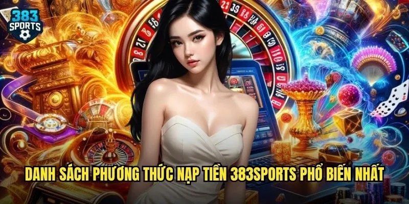 Nạp Tiền 383sports Siêu Tốc Chỉ 30 Giây Với Đa Phương Thức Thanh Toán 2 Danh sách phương thức nạp tiền 383sports phổ biến nhất