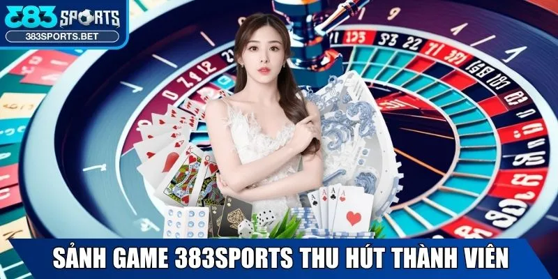 Sảnh game tại 383sports thu hút thành viên trải nghiệm