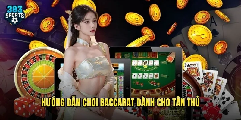 Baccarat 383sports Trực Tuyến Đẳng Cấp Với Dealer Xinh Đẹp 3 Hướng dẫn chơi Baccarat dành cho tân thủ