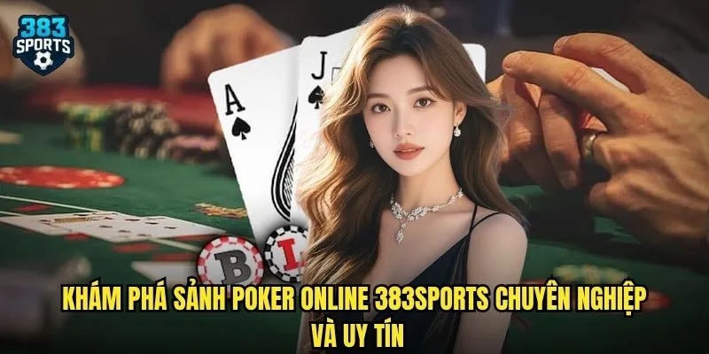 Khám phá sảnh poker online 383sports chuyên nghiệp và uy tín